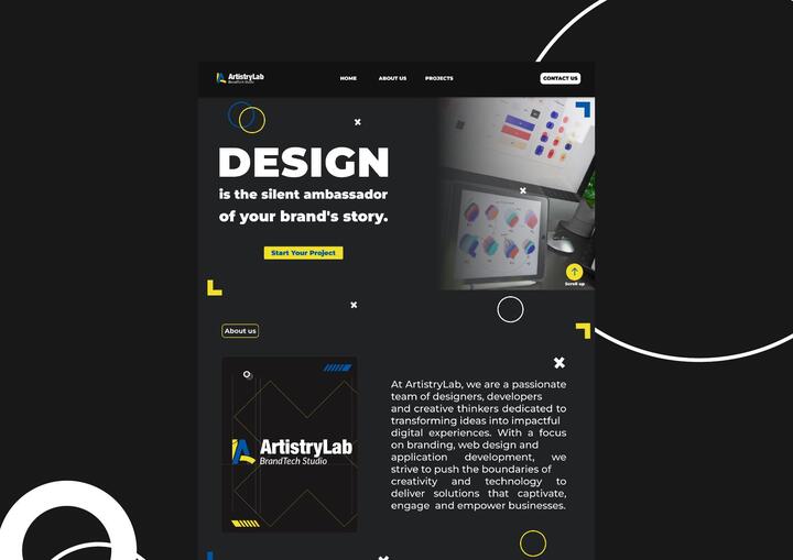 ArtistryLab BrandTech Studio — brand identity and website design